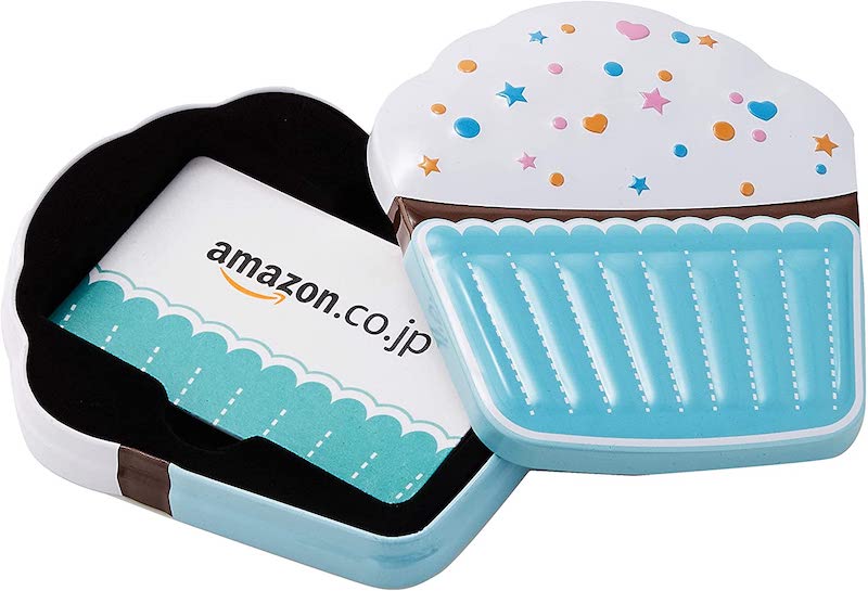 Amazonギフト券ボックスタイプカップケーキ