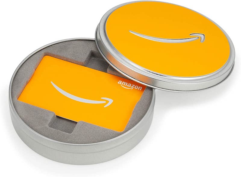 Amazonギフト券ボックスタイプシルバー缶